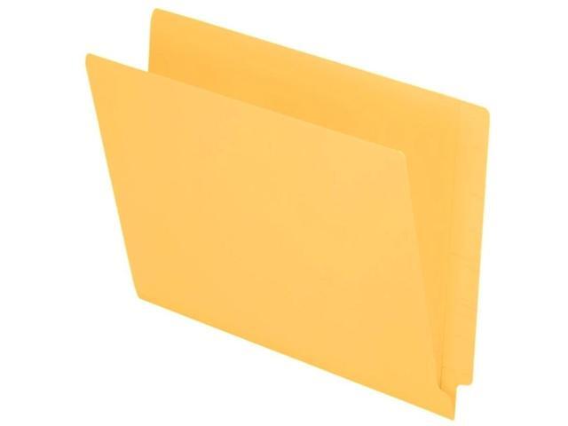 Pendaflex Reinforced End Tab Folders Two Ply Tab Letter Yellow 100/Box H110DY