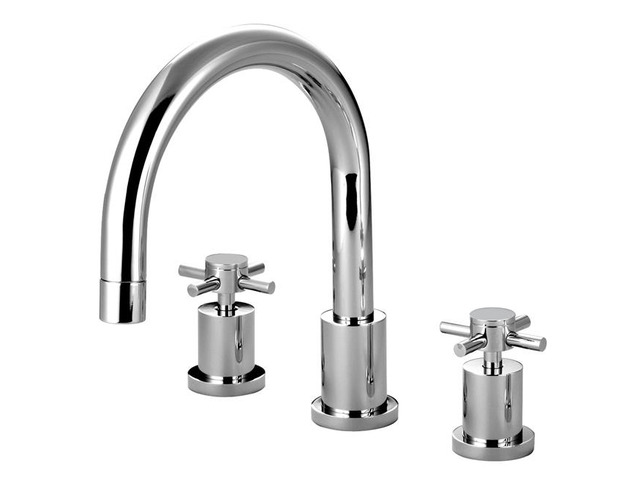 CONCORD ROMAN TUB FILLER-Chrome Finish