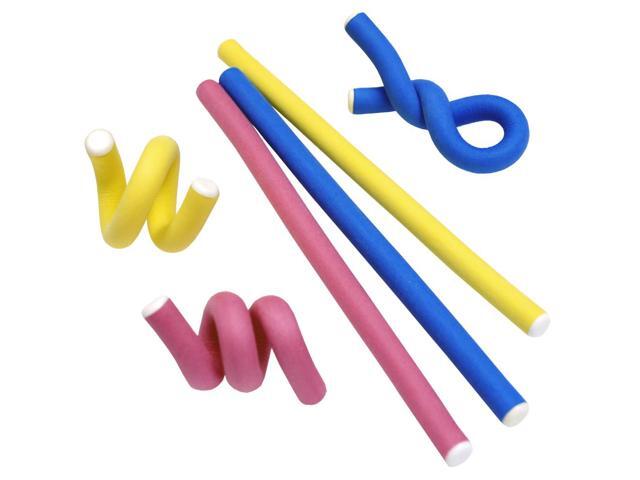 UT Wire UTW-FT12-03 5 Inch Flexi Ties Yellow/Pink/Blue 8 Pack