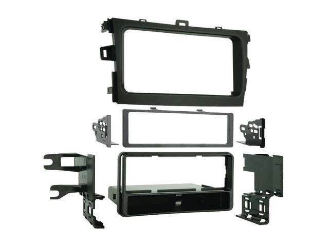 Metra - Dash Kit for Select 2009-2013 Toyota Corolla DIN - Silver - image 2