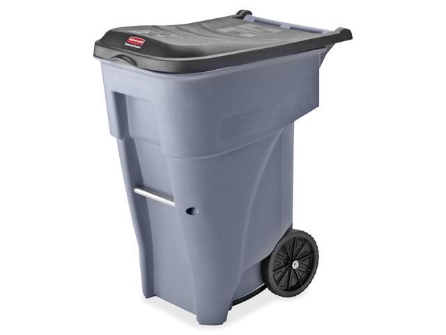 Rubbermaid Commercial Brute Rollout Heavy-Duty Waste Container Square