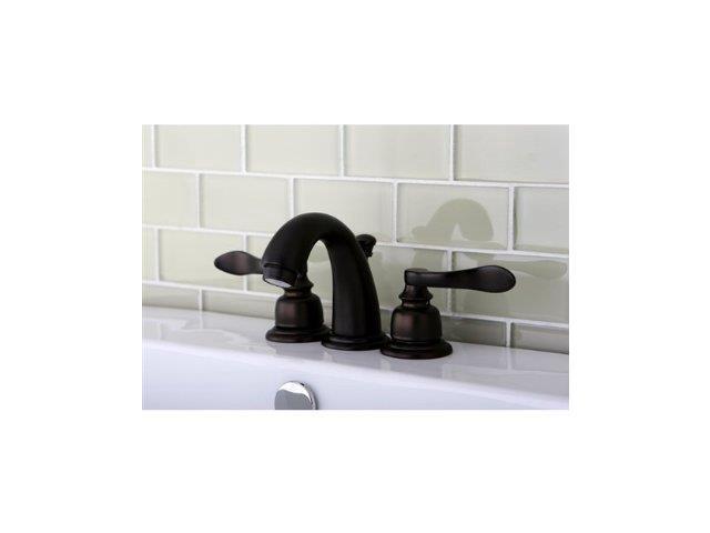 Photos - Other sanitary accessories Kingston Brass KB8915NFL NUWAVE FRENCH Mini Widespread Lavatory Faucet wit 