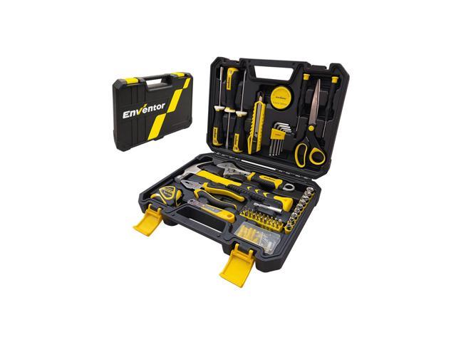 Photos - Other Power Tools Enventor Basic Home Household Auto Repair Tool Kit Set with Storage Case 1
