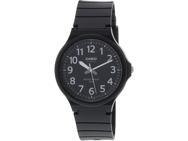 Casio Men 'Easy To Read' Quartz Black Casual Watch (Model: MW240-1BV)
