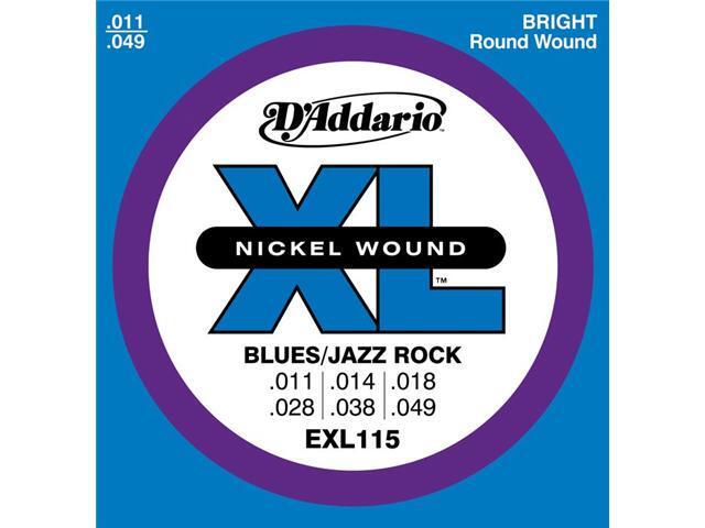 D'Addario EXL115 Medium Gauge Guitar Strings 3-Pack