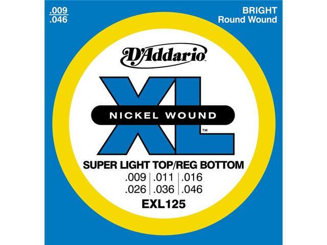 D'Addario EXL125-3D Electric Guitar Strings 3-Pack