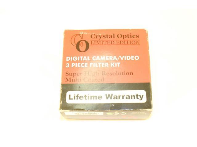 Sakar 62mm 3-Piece Polarizing Filter Kit/UV/F-DL Metal Rim with Leather Case, 15 Year Warranty