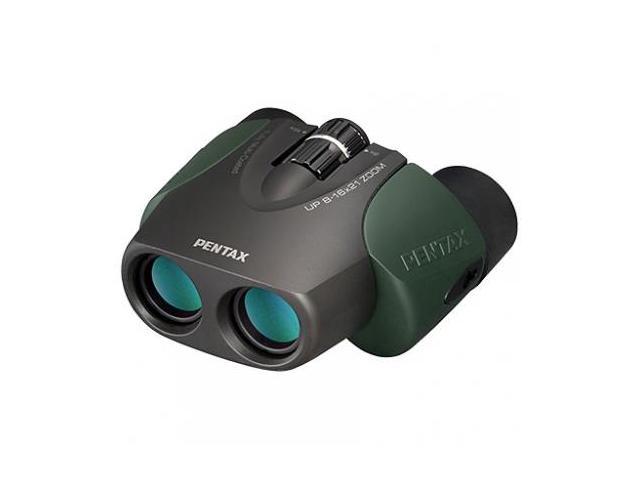 Photos - Binoculars / Monocular Pentax U-Series Compact Porro-Prism UP 8-16x21 Binocular, Green 61963 
