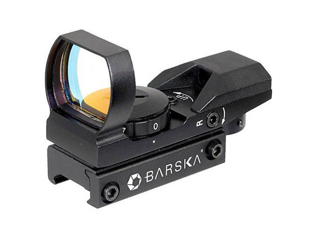 Barska Electro Sight Multi Reticle Red Dot Sight, Black w/7-Position Rheostat AC10632
