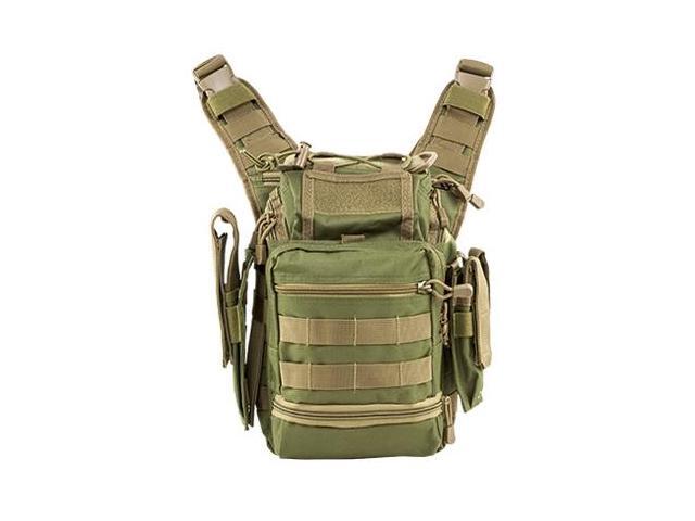 NcSTAR Vism First Responders Utility Bag, Green with Tan #CVFRB2918GT