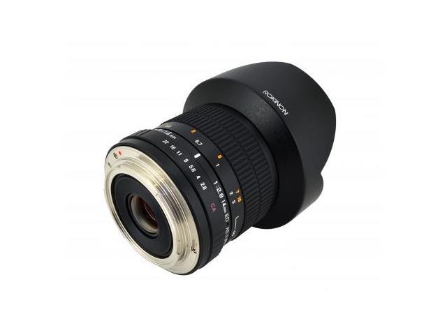 Rokinon 14mm f/2.8 IF ED UMC Manual Focus Lens with AE Chip for Canon EF Camera