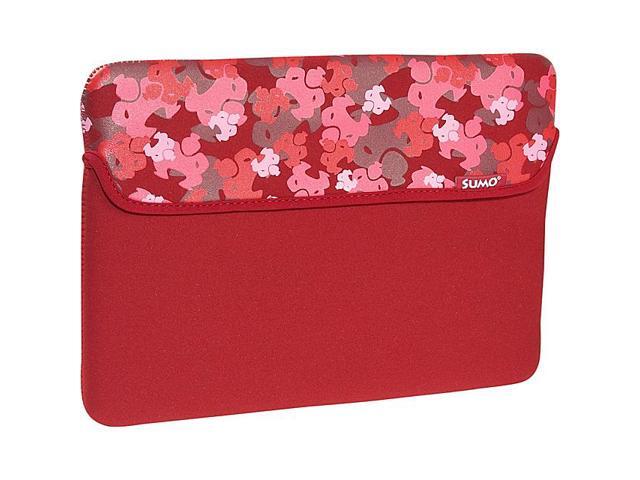Sumo - Camo Neoprene Sleeve - 14.1' Ultrabooks or 15' MacBook screens - Red