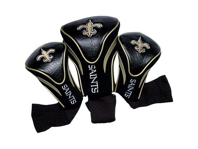 Team Golf 31894 New Orleans Saints 3 Pack Contour Fit Headcover