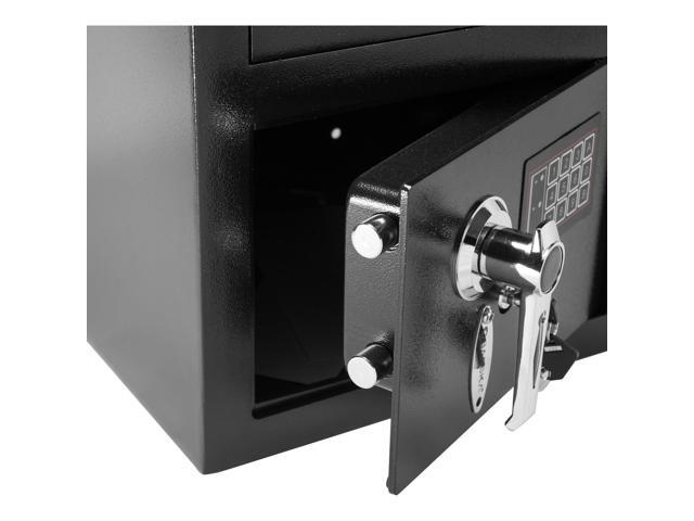 Barska - Depository Safe with Digital Keypad-Steel Drop Safe for Cash & Mail-Dual PIN Access, Anti-Pry Hinges - Black - image 6