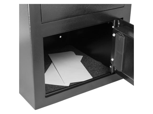 Barska - Depository Safe with Digital Keypad-Steel Drop Safe for Cash & Mail-Dual PIN Access, Anti-Pry Hinges - Black - image 7
