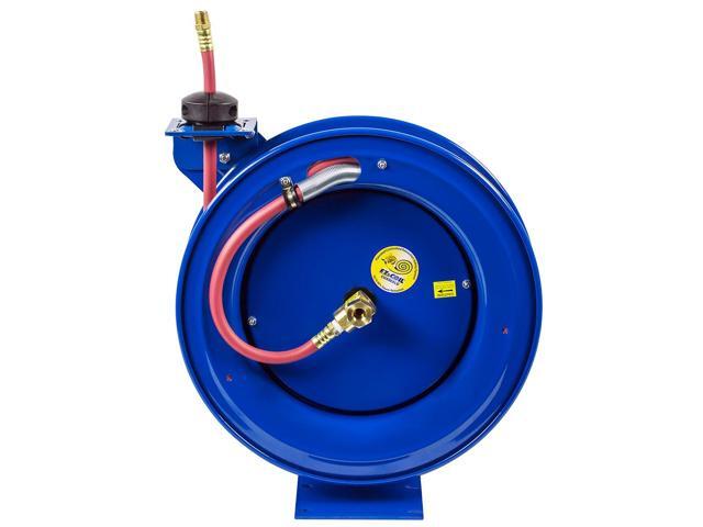 COXREELS EZ-P-LP-350 3/8' x 50 ft. Spring Return Hose Reel, Max 300 psi, w/Hose