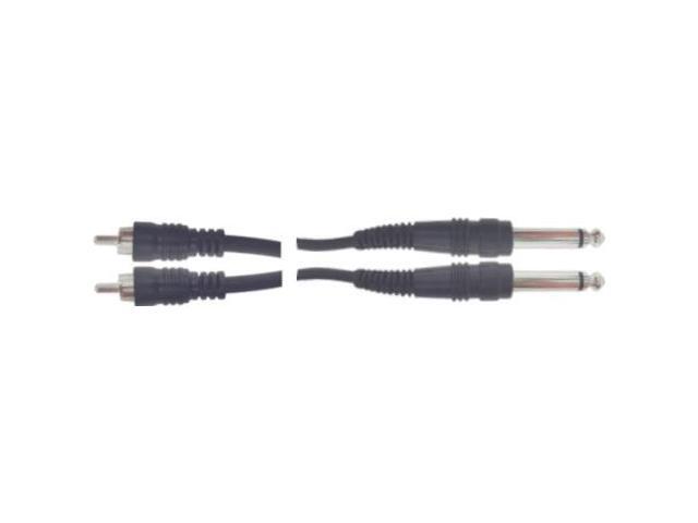 Hosa CPR-201 Dual Cable, RCA to1/4'', 3.3'