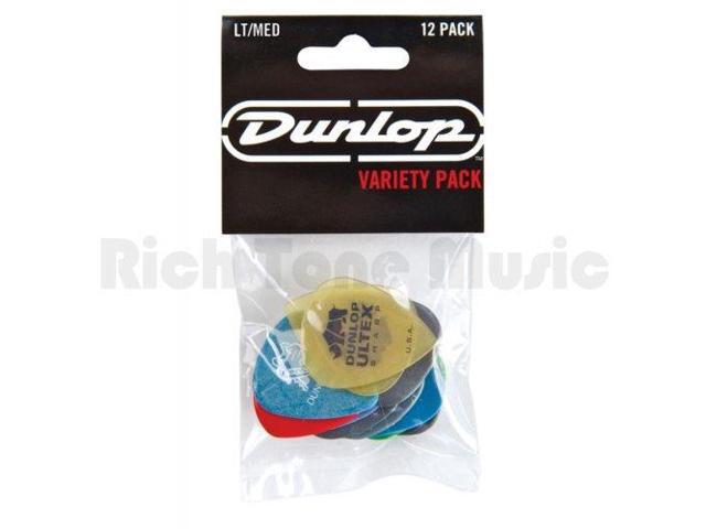Dunlop Variety Guitar Pick 12 Packs - Light/Medium