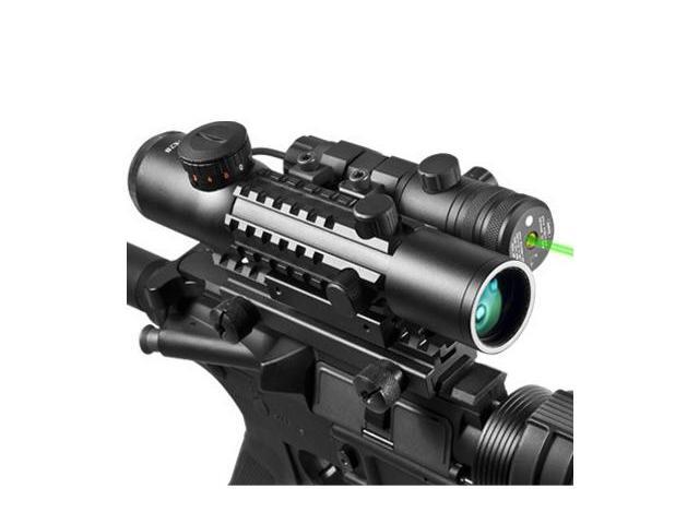 4x28 IR Electro Sight and Green Laser Sight COMBO