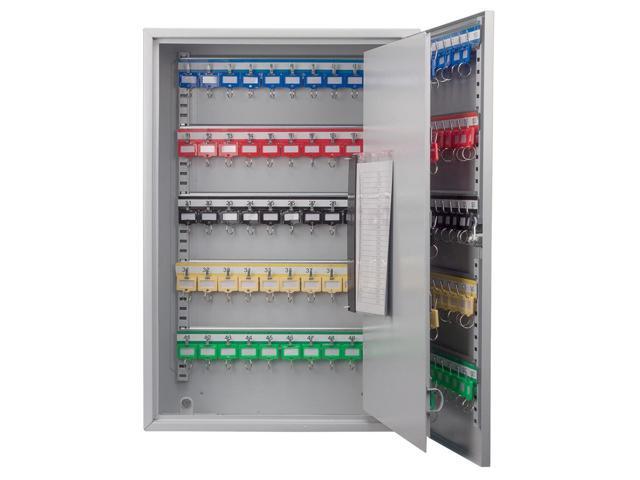 Barska Key Box, Wall Mount, 150 Key Cap. Matte Steel CB13236