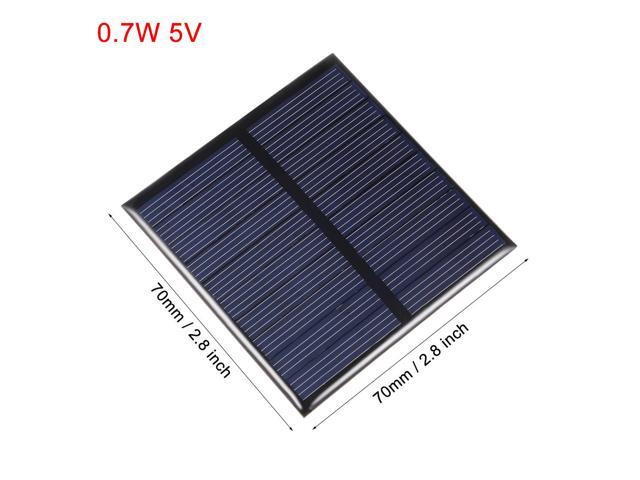 0.7W 5V Small Solar Panel Module DIY Polysilicon for Toys Charger