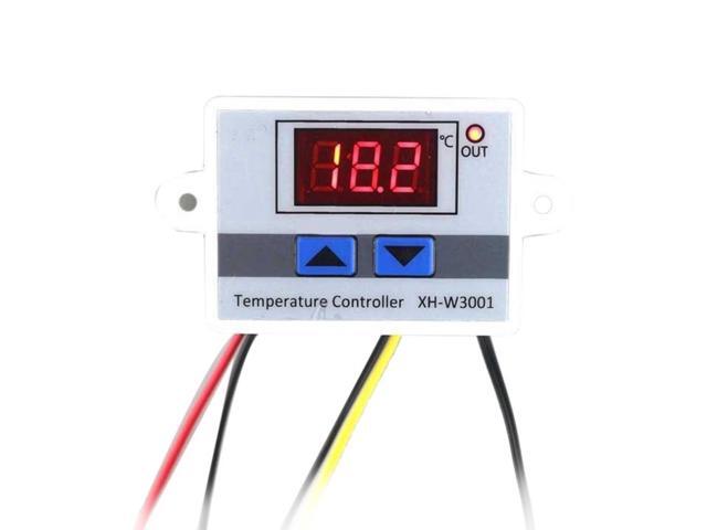 110-220V Digital LED Temperature Controller Thermostat Control Switch Waterproof Probe Wire Connect High Sensitivity Temperature Sensor