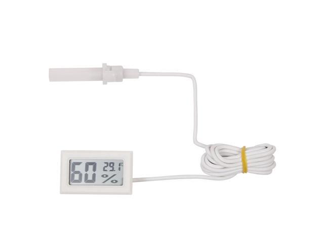 Mini LCD Digital Thermometer Hygrometer Temperature Indoor Convenient Temperature Sensor Humidity Meter Gauge Devices Cable