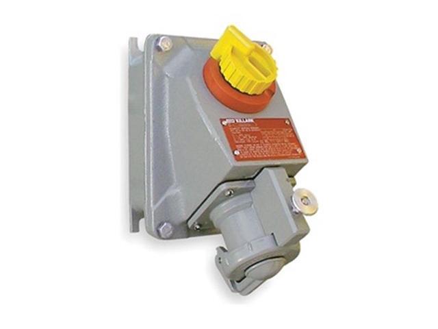 HUBBELL KILLARK VSQ6034 3W 4P 60A Hazardous Pin & Sleeve Receptacle 600VAC