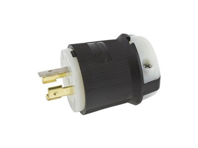 HUBBELL WIRING DEVICE-KELLEMS HBL2441 Locking Plug, L18-20P, 20 A, 120/208V AC,