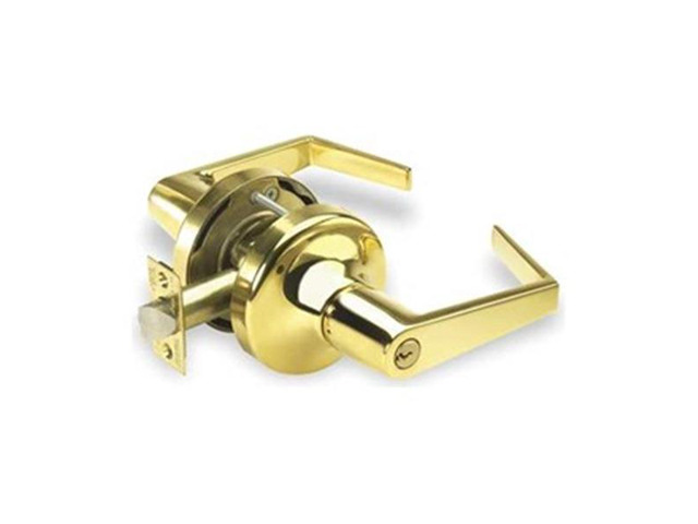 YALE AU4707LN x 605 Lever Lockset,Mechanical,Entrance