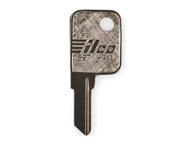 KABA ILCO 1597-HAW1 Key Blank,Brass,Hayworth Lock,PK10