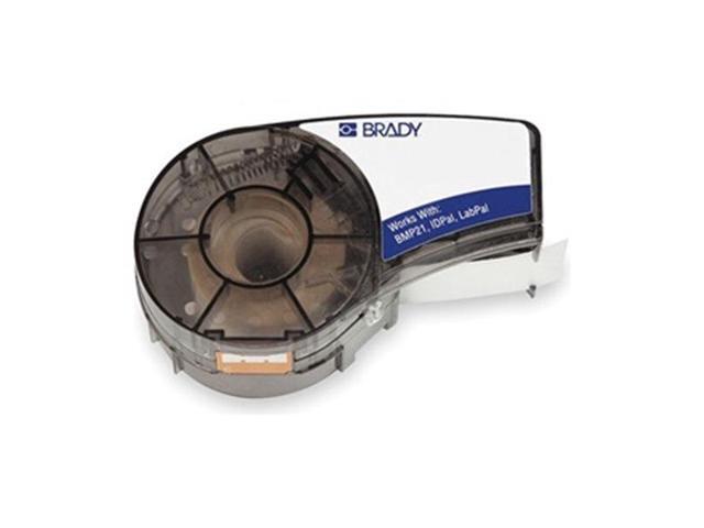 BRADY M21-187-C-342 Label Tape Cartridge, Black/White, Labels/Roll: Continuous