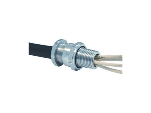 APPLETON ELECTRIC TC200150 Cable Connector,2 in.,Straight,Silver