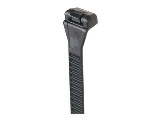 PANDUIT ERT2M-C20 Cable Tie, 8-1/2 in L, 2-5/16 in Max Bundle Dia., Black,