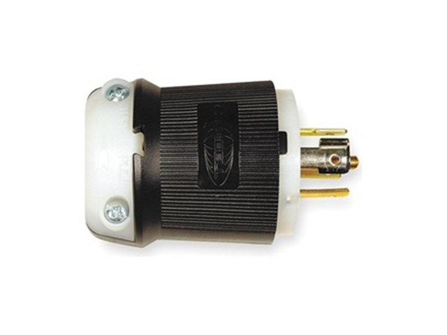 HUBBELL WIRING DEVICE-KELLEMS HBL2511 Locking Plug, L21-20P, 20 A, 120/208V AC,