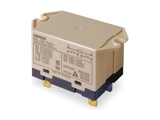 OMRON G7L-2A-TUBJ-CB-AC24 Enclosed Power Relay,6 Pin,24VAC,DPST-NO