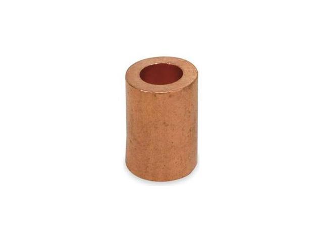 DAYTON 2VKD4 Wire Rope Stop Sleeve, 3/64In, Copper, PK50