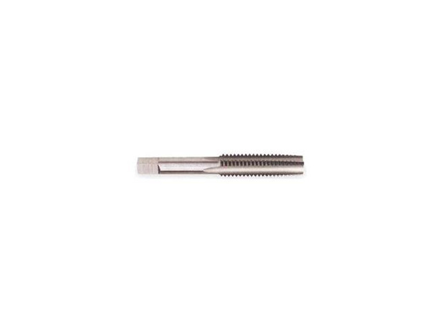 WESTWARD 2LXE8 Straight Flute Hand Tap, 1/2'-13, Taper, 4 Flutes, UNC