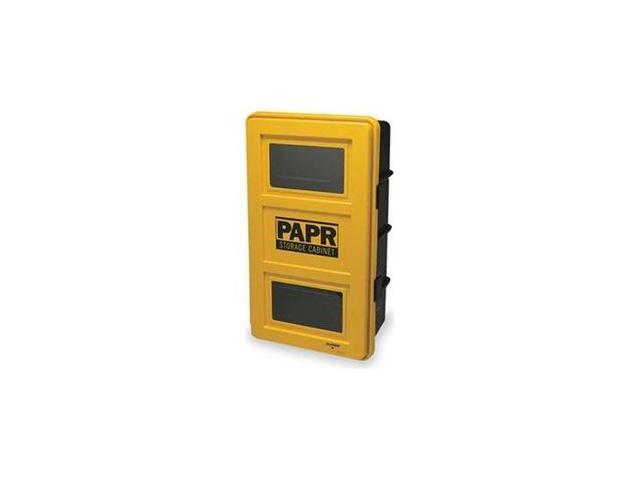 ALLEGRO INDUSTRIES 4100-P PAPR Wall Case, ABS Plastic Material, Yellow/Black