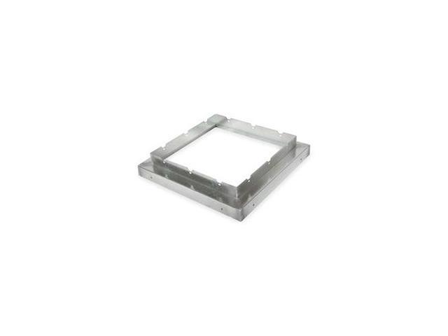 DAYTON 3AZK9 Roof Curb Adapter,Curb Side Sq O D 26 In