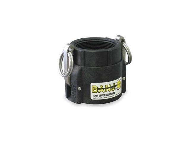 BANJO 050D Cam and Groove Coupling, Type D, 3/4 in Coupling, 1/2 in Hose,