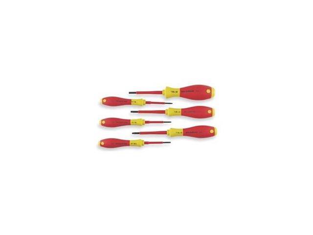 WIHA 32590 Insulated Screwdriver Set,Torx(R),6 pcs