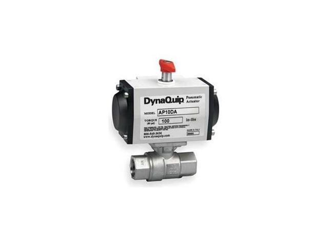 DYNAQUIP CONTROLS P2S24AJSR05210A 3/4' FNPT Stainless Steel Pneumatic Ball