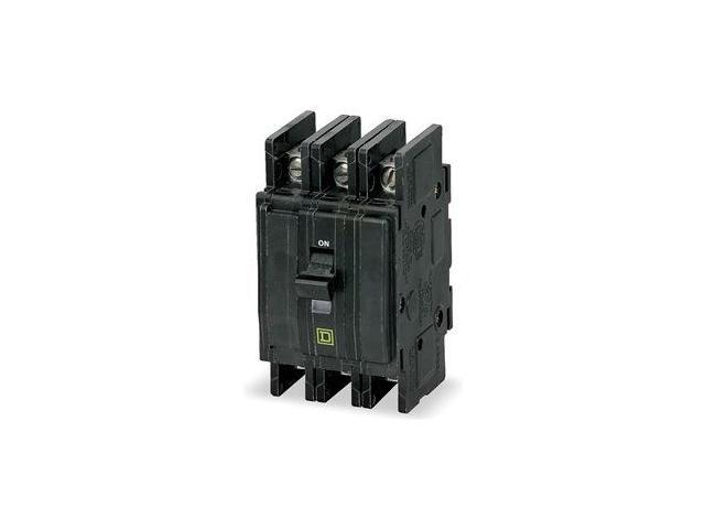 SQUARE D QOU370 Miniature Circuit Breaker, QO Series, 70A, 3 Pole, 120/240V AC,