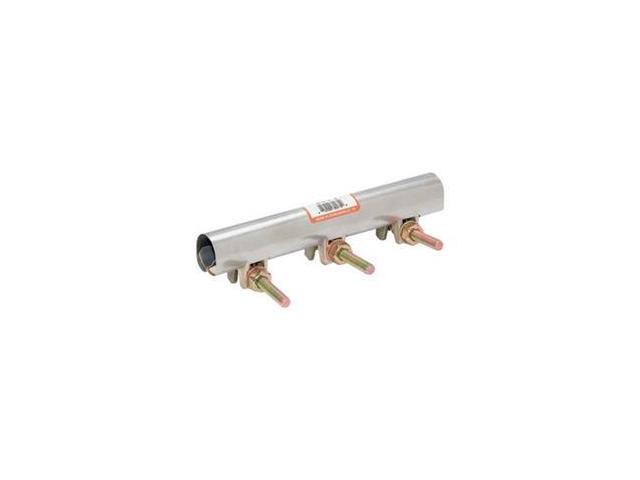 ZORO SELECT 330-059 Repair Clamp,Three Bolt,1 In,304SS