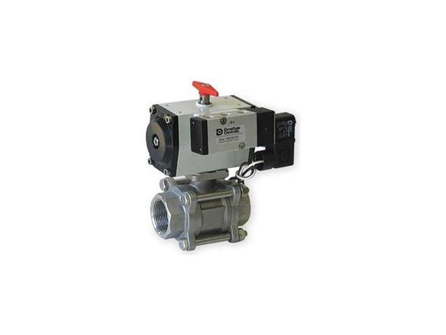 DYNAQUIP CONTROLS P3S21AJSR05210A 1/4' FNPT Stainless Steel Pneumatic Ball
