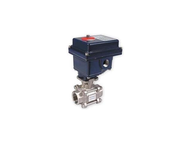 DYNAQUIP CONTROLS E3S28AJE07 2' FNPT Stainless Steel Electronic Ball Valve 2-Way