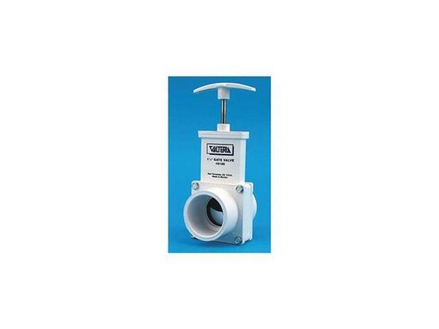 VALTERRA 6108GR Gate Valve, Class 125, 1-1/2 In., PVC, Bonnet Style: Bonded