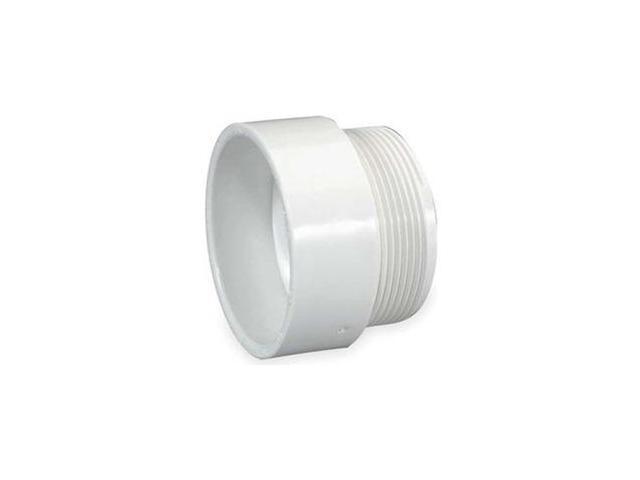 ZORO SELECT 1WKG7 3' Hub x MNPT PVC DWV Male Adapter