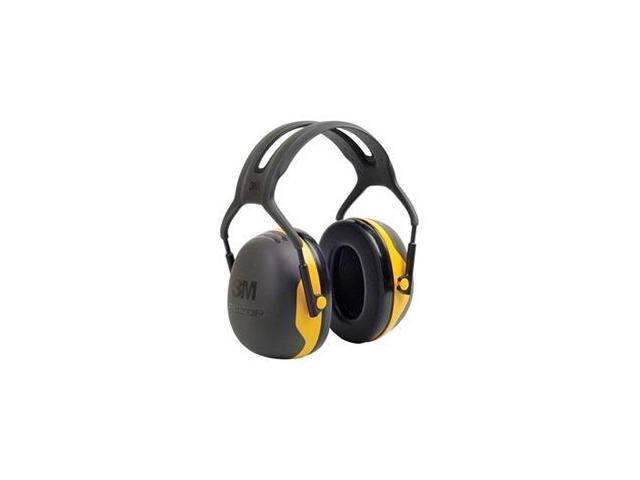 Ear Muff, 24dB, Over-the-Head, Blk/Ylw